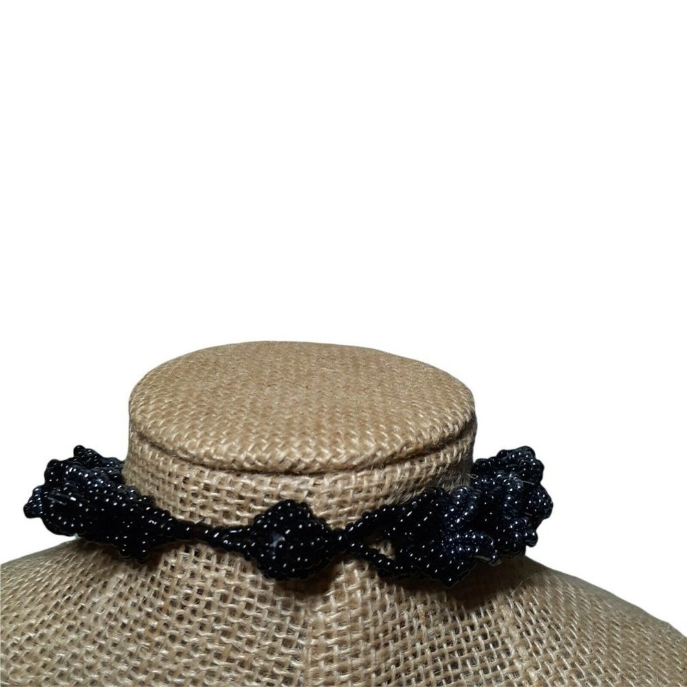 Chunky Necklace Thick Multiple Strand Twisted See… - image 3